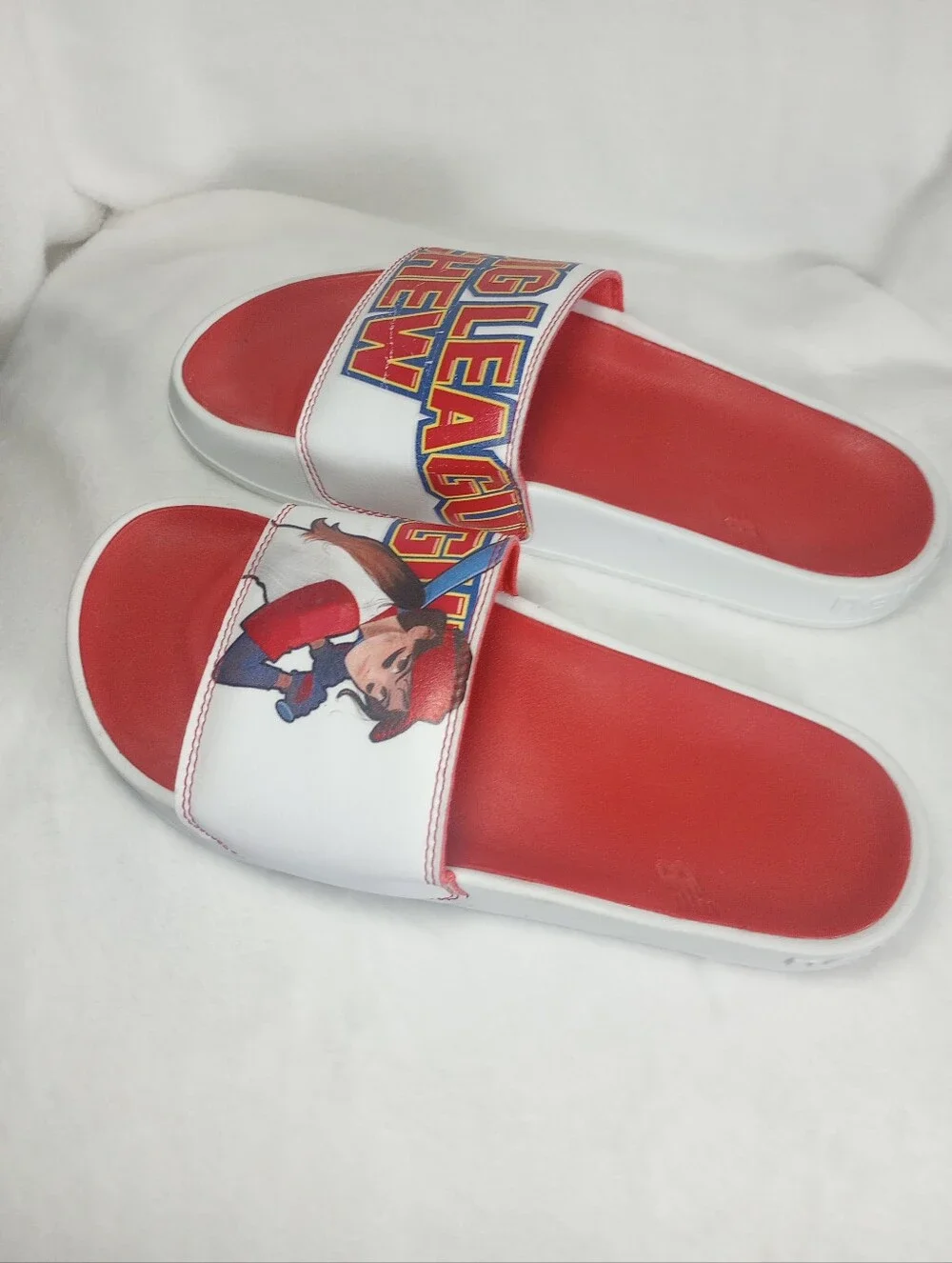 New Balance Big League Chew Slides Athletic Streetwear Baseball MLB Sandals Sz 9